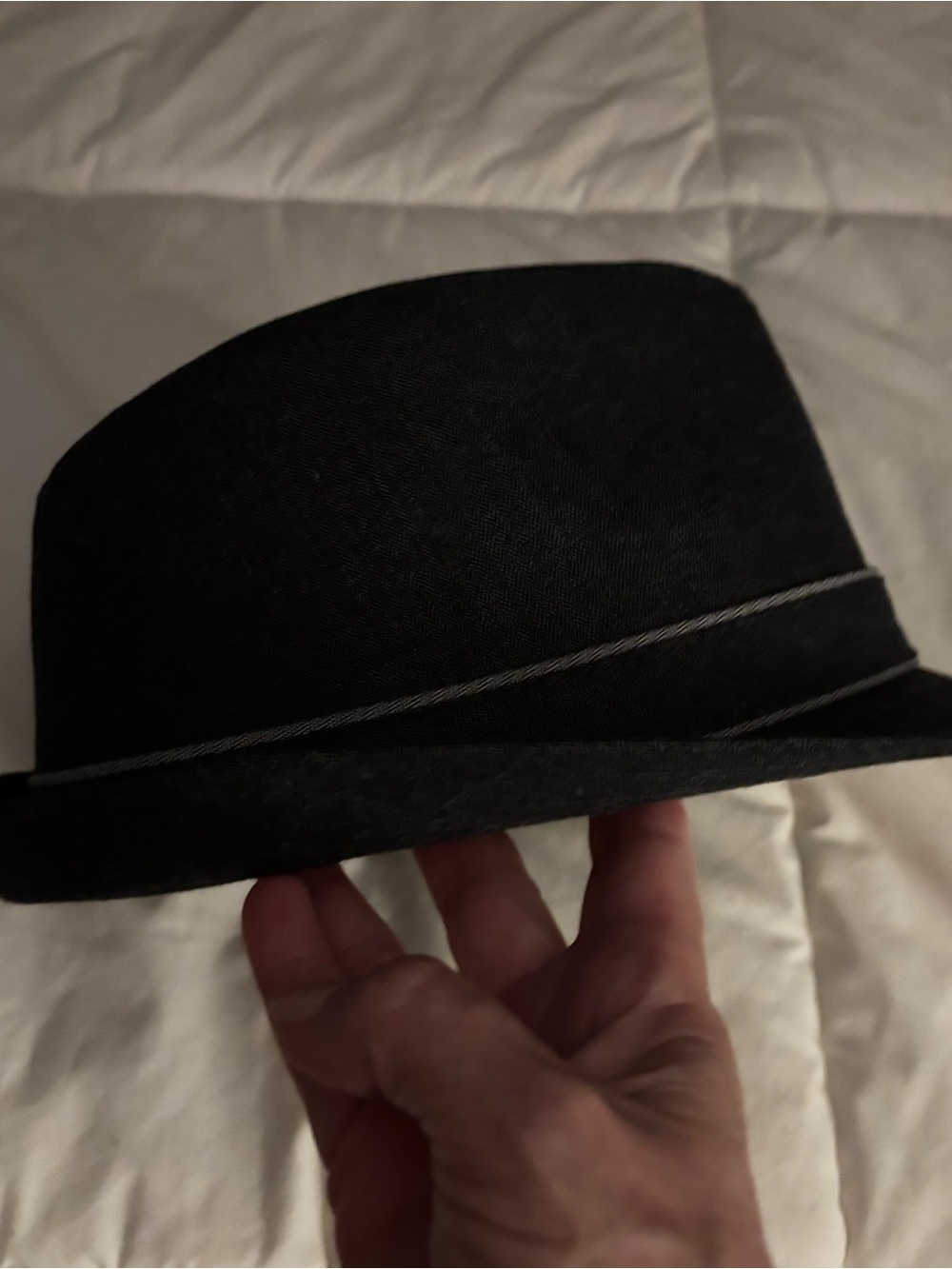 Levi's Black Structured Fedora Hat